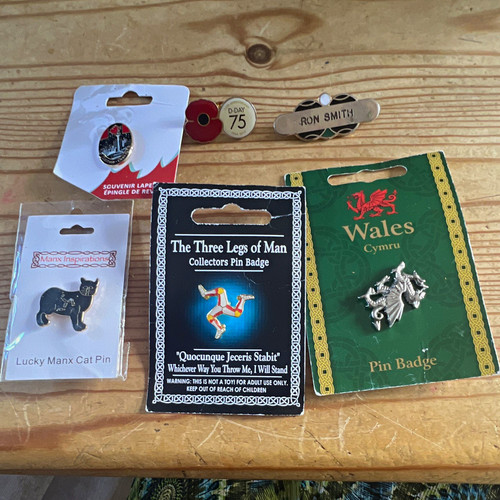 Small collection pin badges - collection, of
