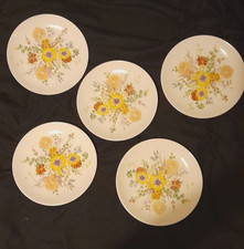 WEDGEWOOD SUMMER BOUQUET SIDE PLATES x 5