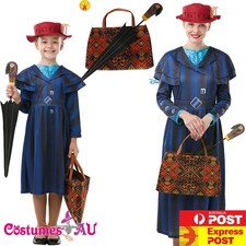 Disney Mary Poppins Returns Costume Set – Parrot Umbrella & Carpet Bag