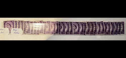 Stamps deep lilac - 32,