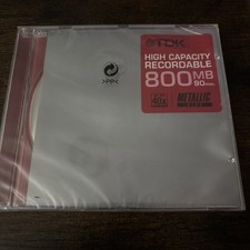 TDK Metallic  1 x CD-R 800 MB (90 min) |SEALED 🔹📀