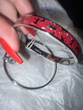 Kipling Monkey Mania (CR) Enamel Bangle Set - Red (with tag) 