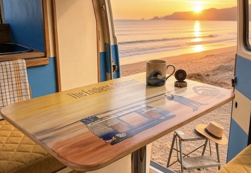 Camper van table top