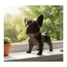 French Bulldog Low Poly