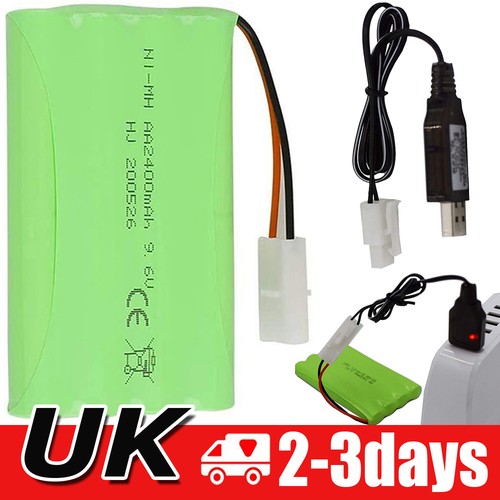 2400mah nimh rechargeable - 9.6v,