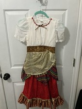 Girls Gipsy Costume Dress M (8 10) Walmart RN138266 Colorful Halloween
