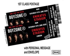 Boyzone Mock Ticket One For