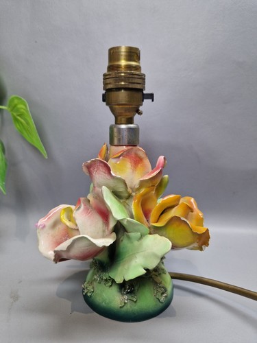 Vintage italian floral ceramic - vintage,