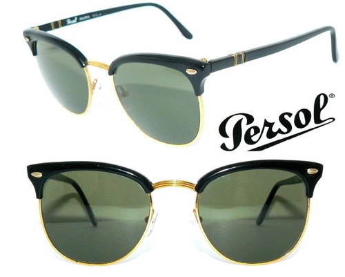 Persol sunglasses black green - persol,