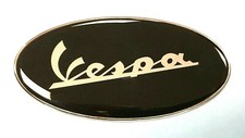 VESPA Black Sticker/Decal 75mm