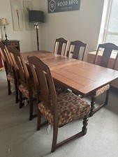 Old Charm Lambourne Dining Table And Six Chairs