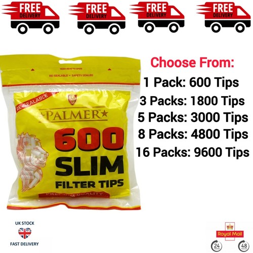 Palmer slim filters tips - slim,