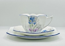 Shelley Fine Bone China Tea Trio: Cup Saucer Side Plate / Queen Anne /Pat.: 2111