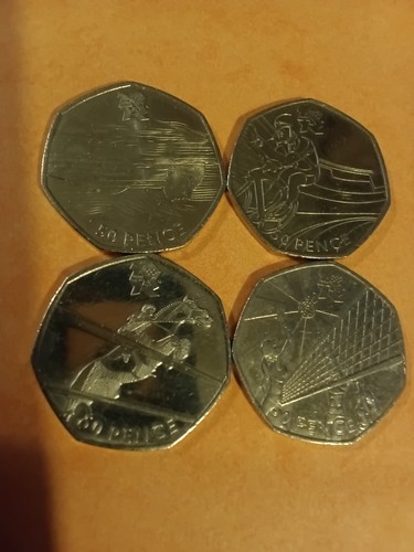2011 london olympic 50p - x,