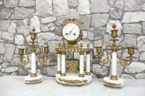 French antique empire clock