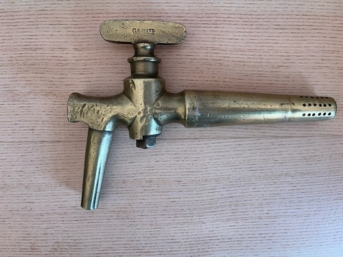 Antique beer tap brass - +,
