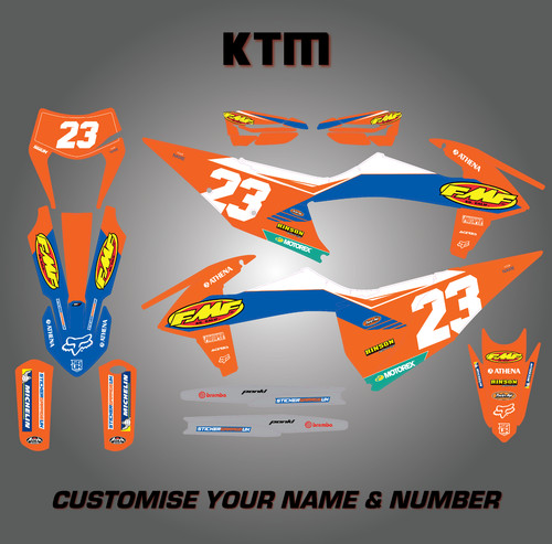 Custom ktm graphics - ktm,