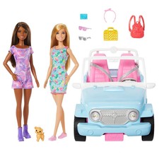Barbie Jeep With Dolls &
