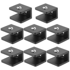 8Pcs Shower Glass Clamp Brackets for Floating Shelf Wall Mount Support Bathroom