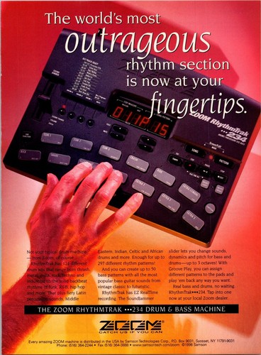 1999 zoom drum - •, &