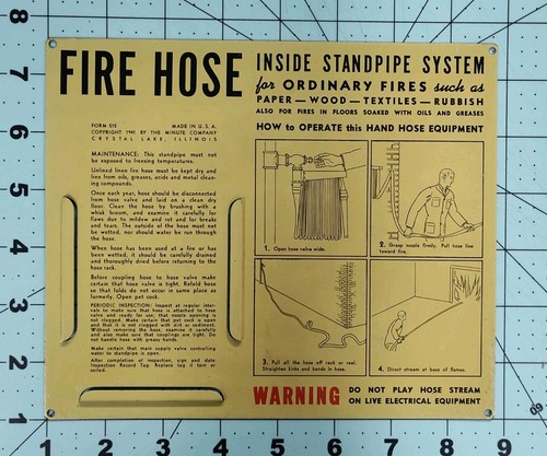 1941 minute company fire hose - 1941,