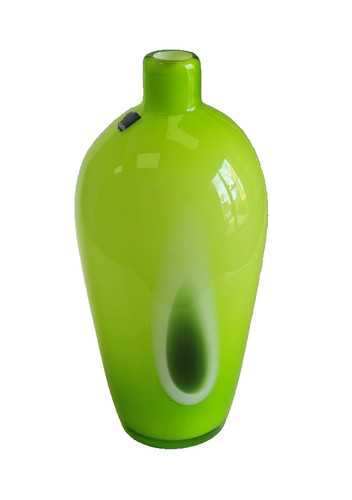 Lime green cased art glass - lime,