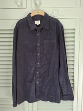 White Stuff Cord Shirt Blue, Bnwot XL