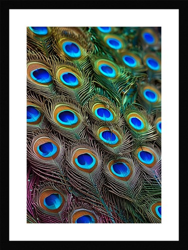Majestic peacock framed print - peacock,