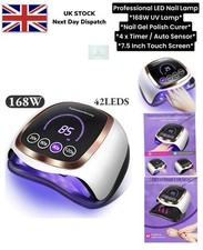 Nail Lamp UV Lamp LED Gel Nails UV Nail Lamp 7.5 Inch Touch Screen Hands Feet