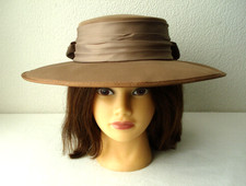 Ladies Coffee Brown Formal Hat