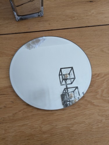 Plain circle mirror - circle, home