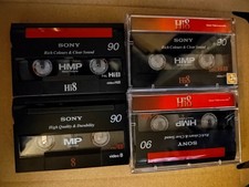 8x Fujifilm TDK Sony Video8 and Hi8 Tapes