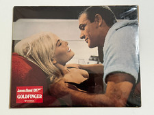 1970s "Goldfinger" James Bond German Movie Lobby Card, Connery and Eaton