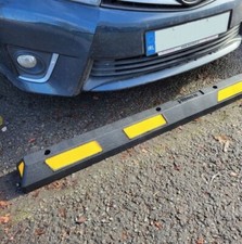 1.8 Meter Rubber Wheel Stops | Car Wheel Chocks | Parking Stop Block | Hi-Vis