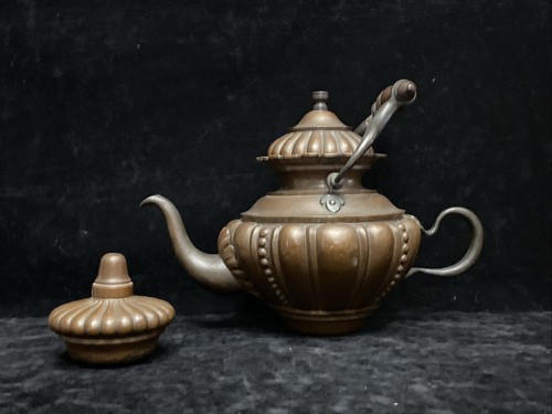 Antique ornate large teapot