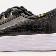 Black Croc Trainers Keds