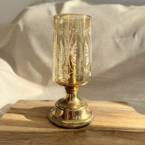 Vintage brass push - brass,