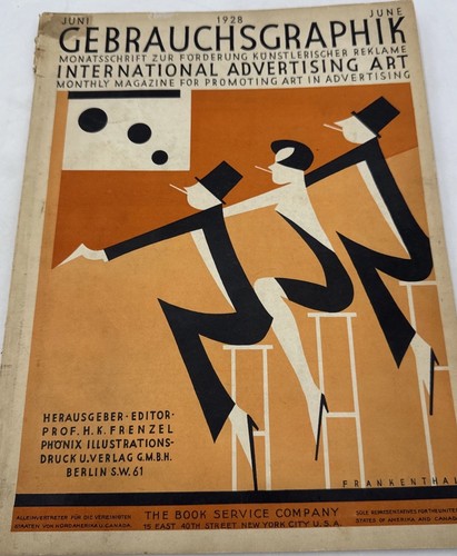 Vintage 1928 gebrauchsgraphik - vintage,