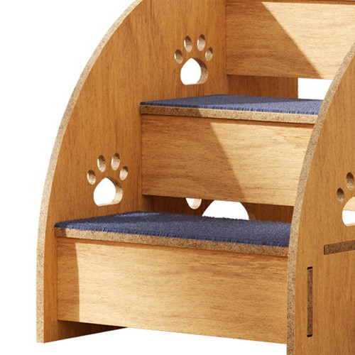 Steps wooden pet stairs - 2/3,
