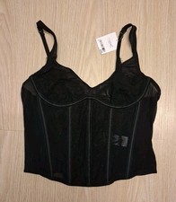 Next Size 34C Black Bodice Corset Top