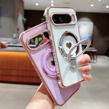 Cute Love Heart Phone Case for Google Pixel 10 9 8 Pro XL 9A 8A 7A Cover