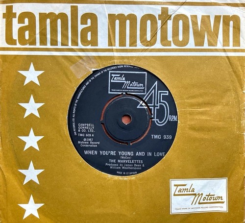 The marvelettes when - marvelettes, you're