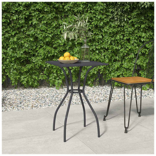 Garden table anthracite steel