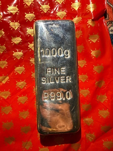 1kg silver bullion - 1kg, bar