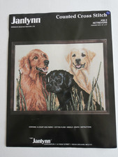 Janlynn Counted Cross Stitch kit  Labrador Retrievers  40 x 30cm #58-5