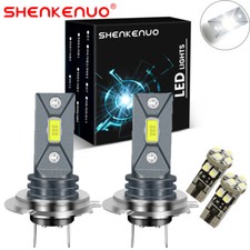 2x H7 LED Motorcycle Headlight Bulbs For BMW F800R K1200S K1200GT K1300GT K1300S