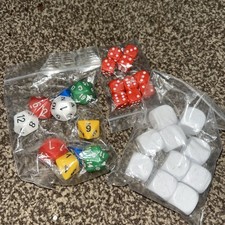 assorted vintage dice 40 total