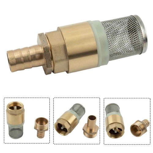 Brass check valve and - and, 1"