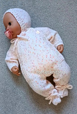 Hand knitted All-in-One Romper