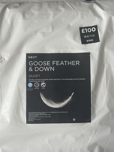 Goose feather and down - and, king